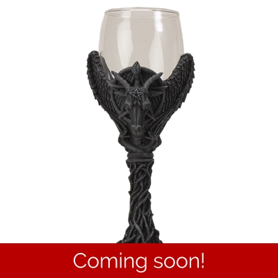 Baphomet Halloween Wine Goblet Baphomet Halloween Wine Goblet